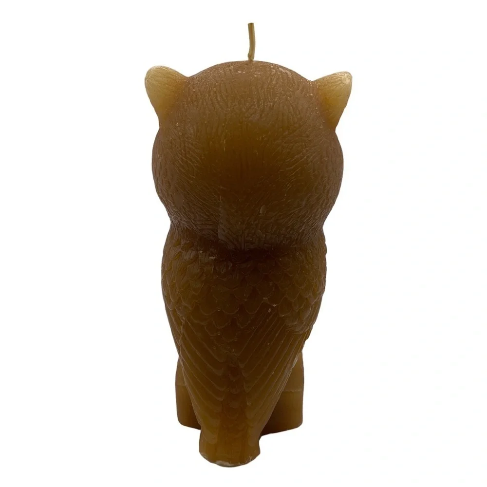 Vintage Owl Candle